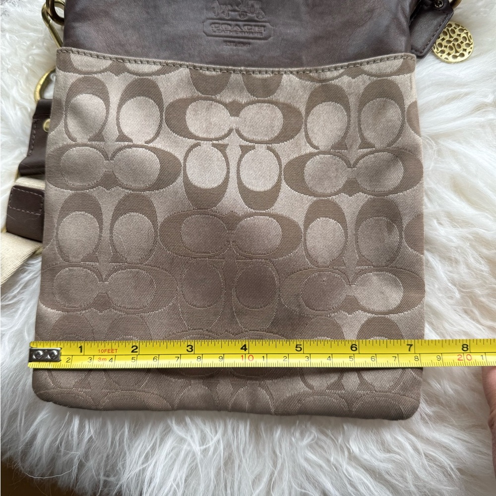 Coach Brown Signature Crossbody Bag